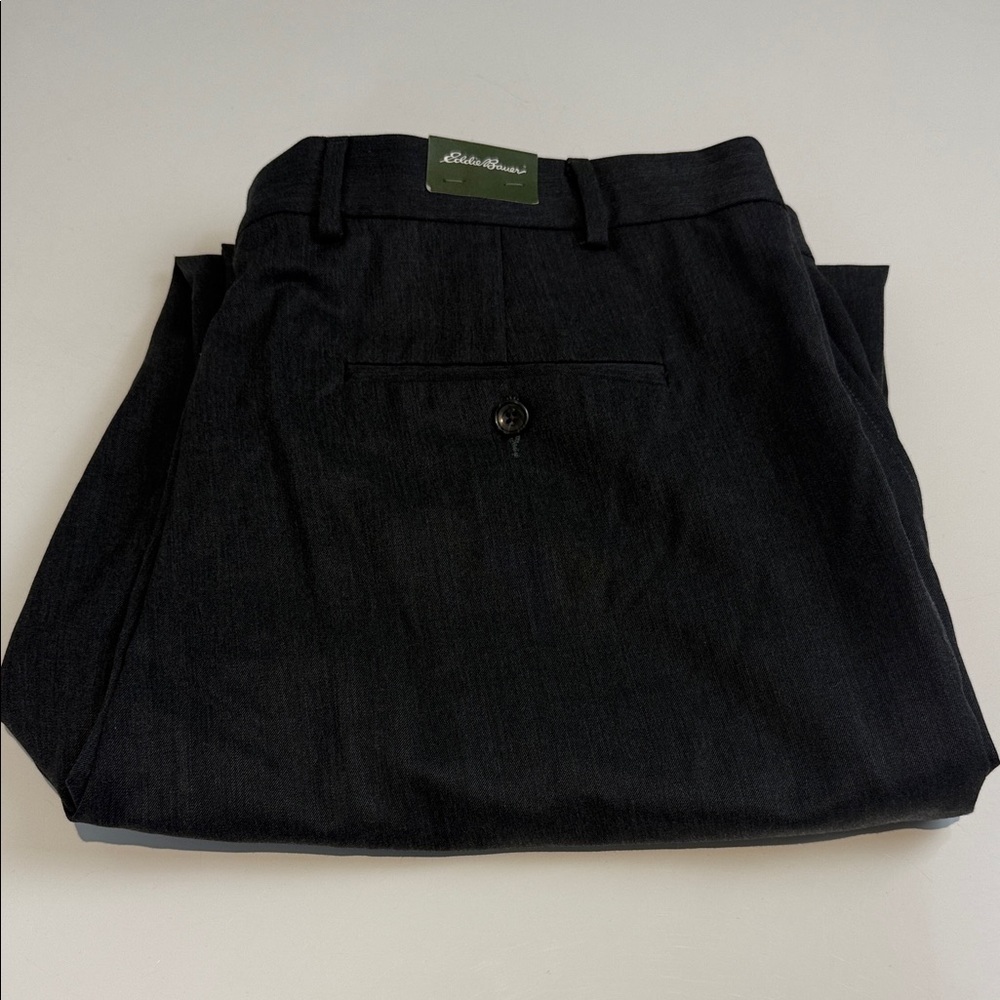 Eddie Bauer Classic Fit Gray Wool Pants Men's Size 40 X 32 NWT